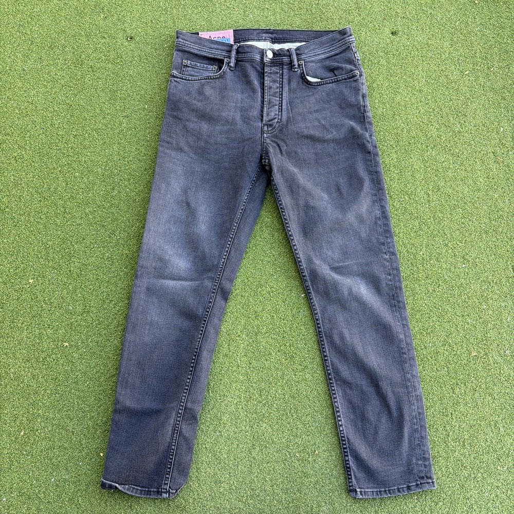 Acne Studios Black Mece Bla Konst Jeans Pants - Size 30x32